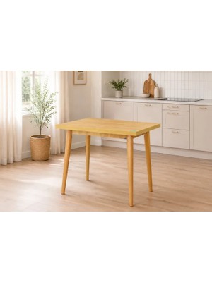 Vivense Avanos Mdf Sabit Mutfak Masası, 60X90 Cm, Naturel Naturel