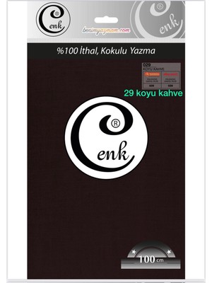 3001 Cenk 100 cm Düz Poşetli Yazma