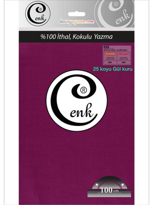 3001 Cenk 100 cm Düz Poşetli Yazma
