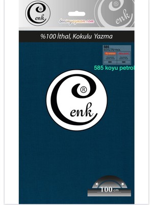 3001 Cenk 100 cm Düz Poşetli Yazma