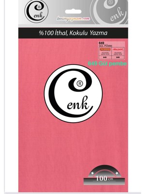 Cenk Yazma 3001 Cenk 100 cm Düz Poşetli Yazma