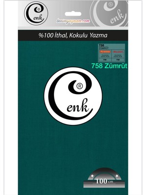 3001 Cenk 100 cm Düz Poşetli Yazma