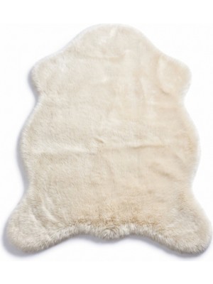 Merplush Peluş Post Halı 70X100 cm Süet Taban Yumuşak Kürk Görünümlü Yatak Odası Halısı