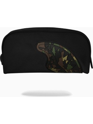 Sprayground Shark Central Ghost Mode Köpekbalığı Detaylı Kalem ve Makyaj Çantası