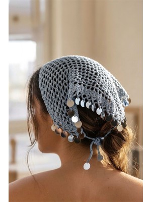 Lapka Design Yazlık Pullu Örgü Bandana