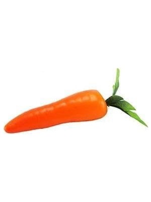 Nettenevime Yapay Sebze Havuç Carrot 1ADET 15 * 4cm Gerçek Boyut