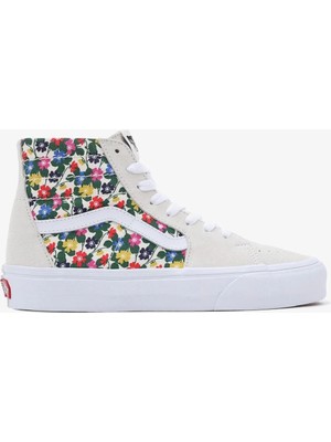 Vans Kadın Sk8-Hi Konik Bağcıklı Ayakkabı, Beyaz Kombo