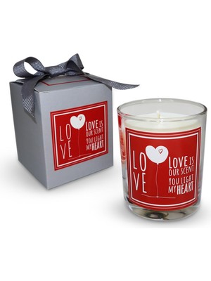 Candle The Koleksiyonu Spice Sandal Kokulu Cam Bardak Mum 135 G Şık Hediye Kutulu Sevgililer Gün�