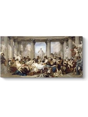 Couture - Roma Nın Çöküşü Tablosu 160 x 80