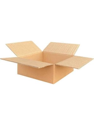 30X30X12 cm Çift Oluklu (Dopel) Koli - Tabak, Hediye & Yassı Ürün Kutusu