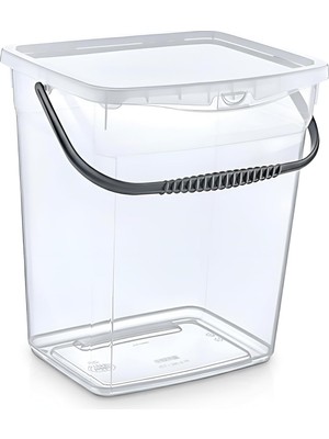 Hobby Life Q-Box 6 Litre Çok Amaçlı Şeffaf Saklama Kutusu – Kilitli Kapaklı, Saplı Deterjan