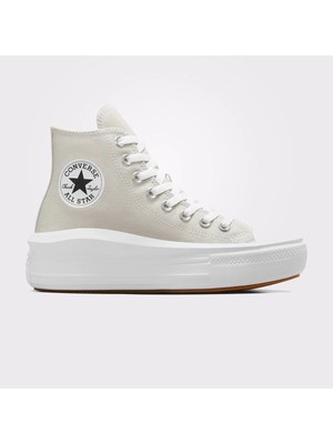 Converse Chuck Taylor All Star Move Unisex Gri Platform Sneaker