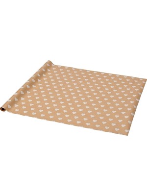 Hediye Paketi Kağıdı, Kahverengi, 3x0.7 M/2.10 M²