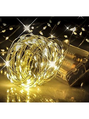 Peri LED Işık 10 Metre Gün Işığı 3 Pilli Fonksiyonlu Dekoratif LED Işık