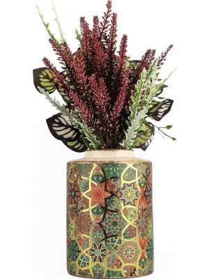 Handmade Seramik Vazo Renkli / El Yapımı, Canlı &amp; Benzersiz Tasarım / Modern Dekoratif Obje