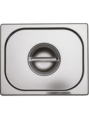 Mutfak 1/2 Gastronom Küvet Paslanmaz Çelik Kapak 32.5*26 cm