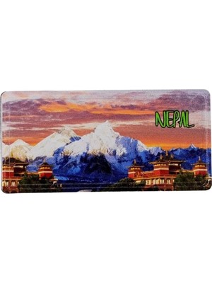 Nepal Temalı Plaka Magnet
