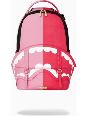 Sprayground Too Cute To Cuddle Mini Dlx Köpekbalığı Detaylı Sırt Çantası