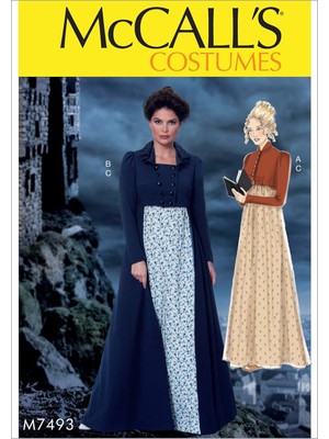 Mccall's Patterns 's Kesim Kalıbı Kostüm, Çok Renkli, Ölçüler 14 – 22-P