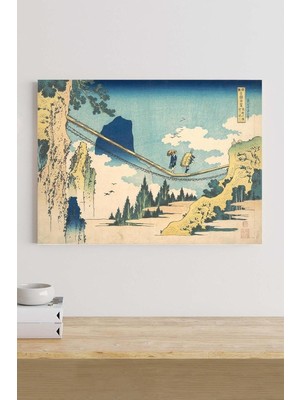 The Suspension- Katsushika Hokusai Sanatsal Kanvas Tablo 21 x 30