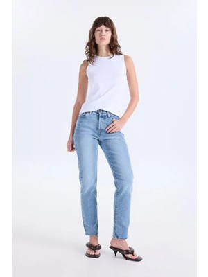 Levi's 501 Yüksek Bel Düz Paça Jeans Kadın Kot Pantolon A7742