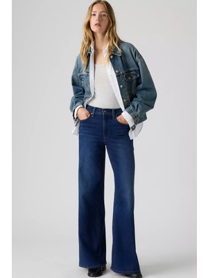 Levi's 728 Hr Wide Leg Ft Yüksek Bel Geniş Paça Jeans Kadın Kot Pantolon 0039B