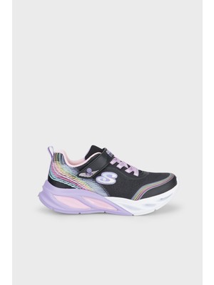 Skechers Retro-Graph Işıklı Sneaker Ayakkabı Kız Çocuk Ayakkabı 303709L Bkmt