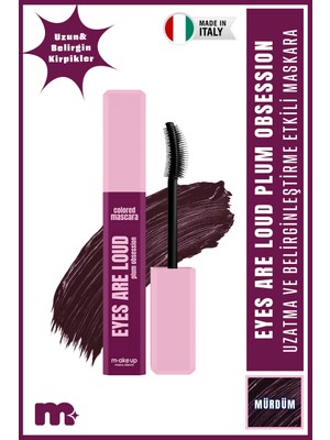 Maru.derm Make Up Maruderm Renkli Maskara (Mürdüm) – Colored Mascara Burgundy