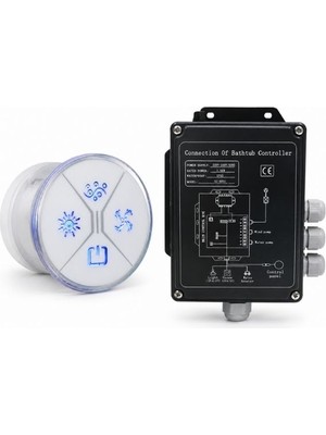 Gümrük Bey W-04 Masaj Küveti Kontrol Panosu | Akıllı Jakuzi ve Spa Kontrol Sistemi