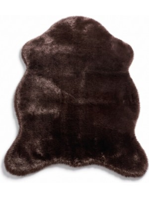 Merplush Peluş Post Halı 75X150 cm Süet Taban Yumuşak Kürk Görünümlü Yatak Odası Halısı