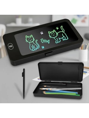 Kuzgun Ticaret LCD Dokunmatik Ekranlı Kalemlik Siyah Renk ( Lisinya )