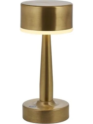 Vivense Avonni ml LED Masa Lambası, Metal, Eskitme Kaplama, 64005-E