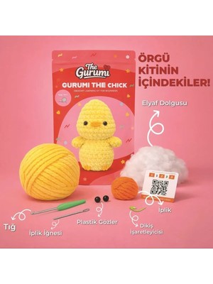 The Gurumi Civciv Örgü Öğrenme Kiti (TG002)