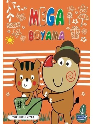 Mega Boyama Turuncu Kitap