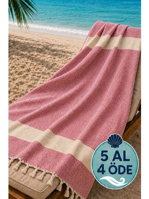 Hig Store Elmas Peştemal %100 Pamuk Saçaklı - 90X170 Ebat Plaj Havuz Spa Spor Sauna Seyahat Havlusu