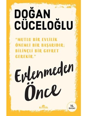 Evlenmeden Önce