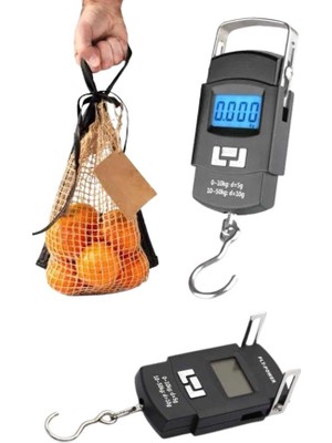 Kuzgun Ticaret Profesyonel El Terazisi El Kantarı 50 kg Dijital Göstergeli Tartı - Lisinya