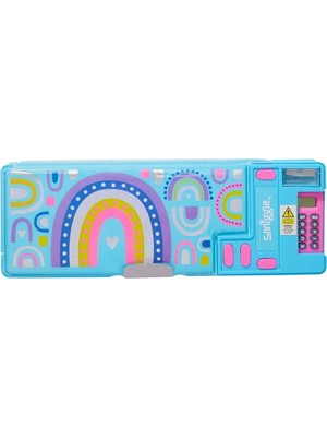 Smiggle Pop Out Kalem Kutusu Mavi – Çok Bölmeli, Gizli Gözlü