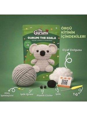 The Gurumi Koala Örgü Öğrenme Kiti (TG005)