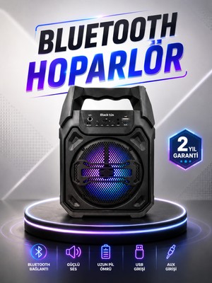 Güçlü ve Şarj Edilebilir Bluetooth Hoparlör 6.5 Inç - Lisinya