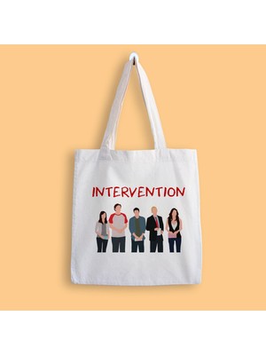 Designedfy How I Met Your Mother Intervention Baskılı Bez Çanta