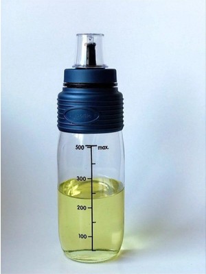 Kuzgun Ticaret Akıllı Cam Yağdanlık 500 ml Damlatmaz Yağdanlık ROYALEKS-EMN3373