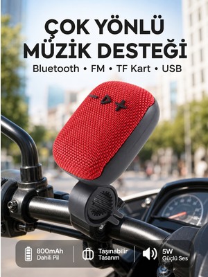 Taşınabilir Bluetooth Hoparlör 800MAH Uzun Pil Ömrü - Lisinya