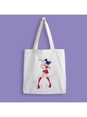 Designedfy Winx Musa Baskılı Bez Çanta