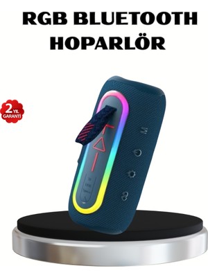 Mini Mavi Bluetooth Hoparlör Şık Görünüm ve Taşınabilir Güçlü Ses - Lisinya