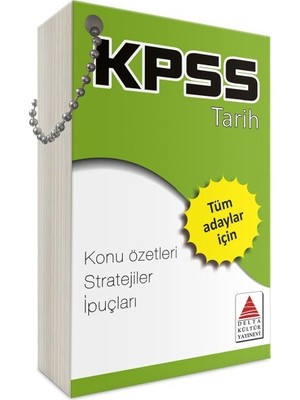 Delta Kültür Kpss Tarih Strateji Kartları