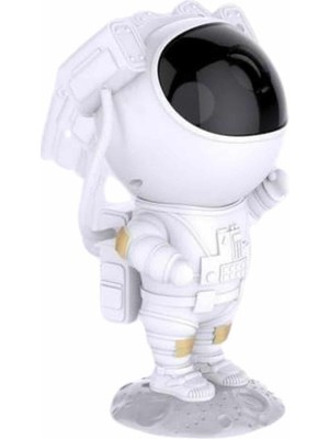 Astronot Şeklinde Bluetooth Hoparlör Gökyüzü Kumandalı Aydınlatma Lamba - Lisinya