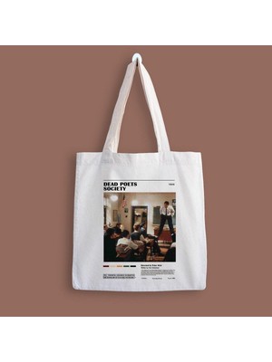 Designedfy Dead Poets Society Baskılı Bez Çanta