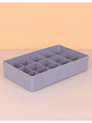 Kuzgun Ticaret Onbeş Bölmeli Organizer 30 cm Plastik ROYALEKS-LV-245