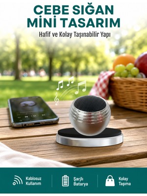 Cep Boy Bluetooth Hoparlör Güçlü Ses Çıkışı Tws Destekli Yeni Nesil - Lisinya